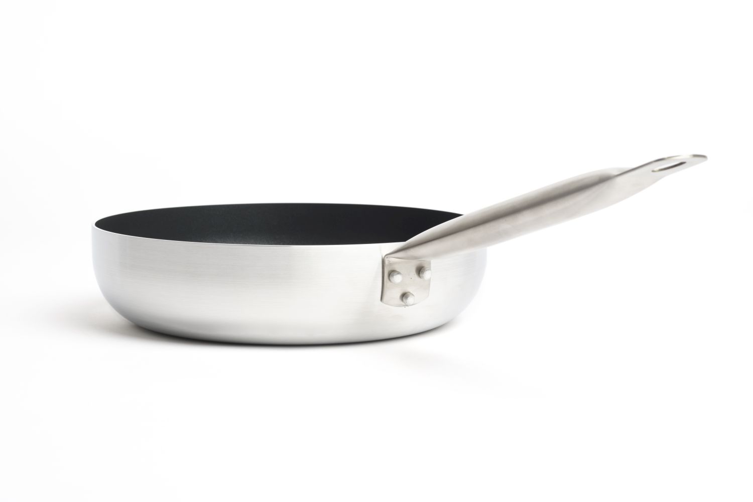 ALUMINIUM FRY PAN DEEP 3MM INDUCTION Ø24 CROSCAT 1