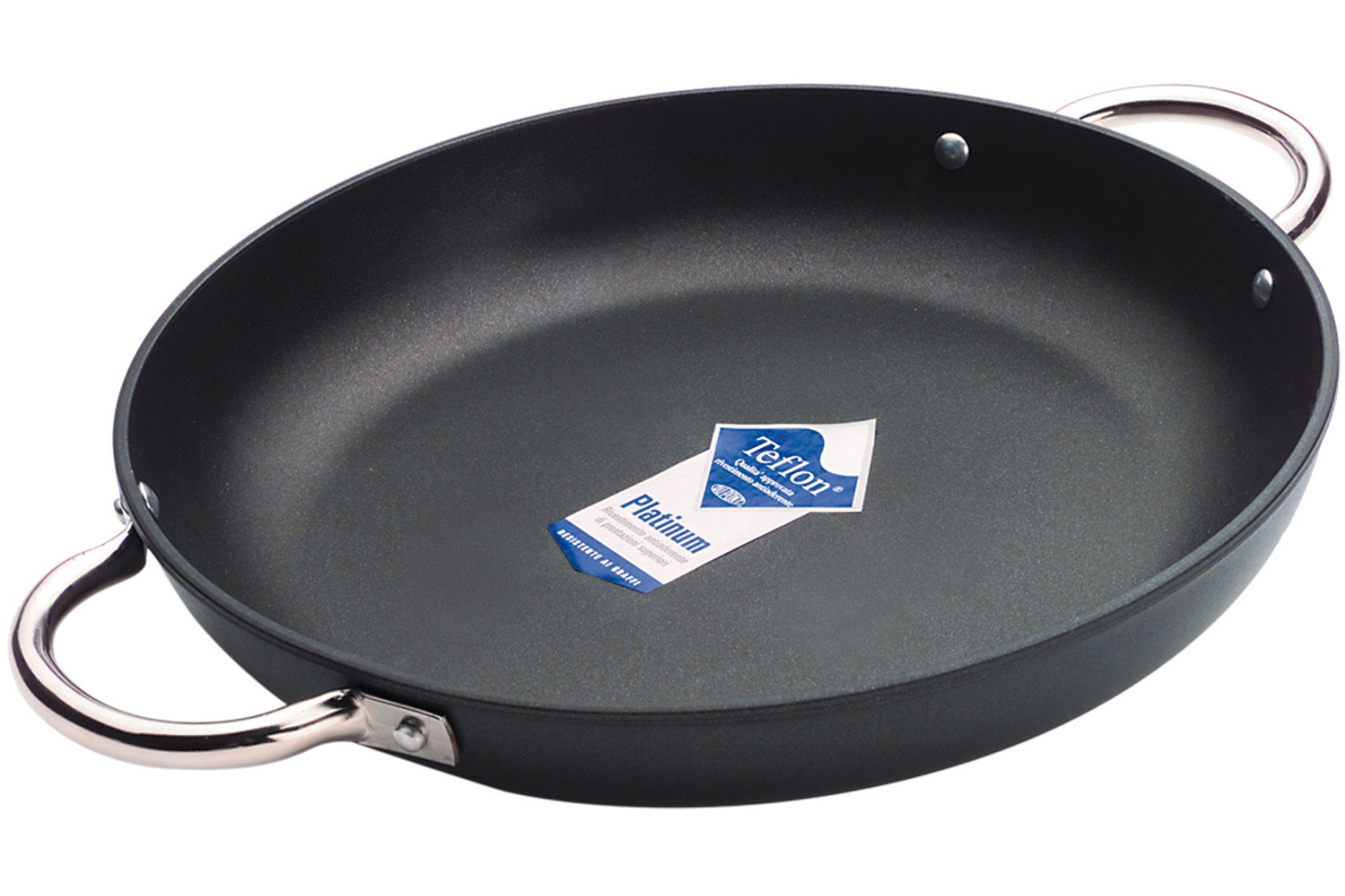 PAELLERA INOX Ø32 WITH HANDLES
