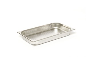 CUBETA GN PERFORADA 1/1 H65 mm 18/10
