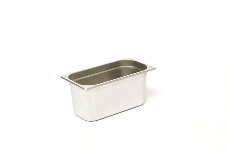 Mori 2 Gastronorm Behälter 1/1 GN, Höhe 150 Mm – Transparent/weiß, Spülmaschinengeeignet