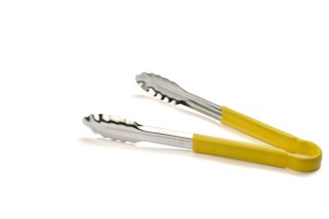 PINZE DA BUFFET INOX CM. 40 GIALLO