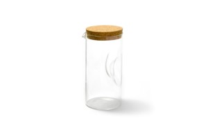 GLASS JAR WITH CORK LID 1200 CL