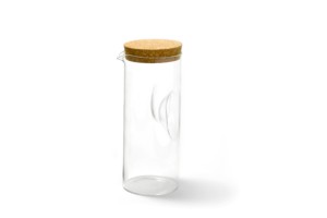 GLASS JAR WITH CORK LID 1800 CL