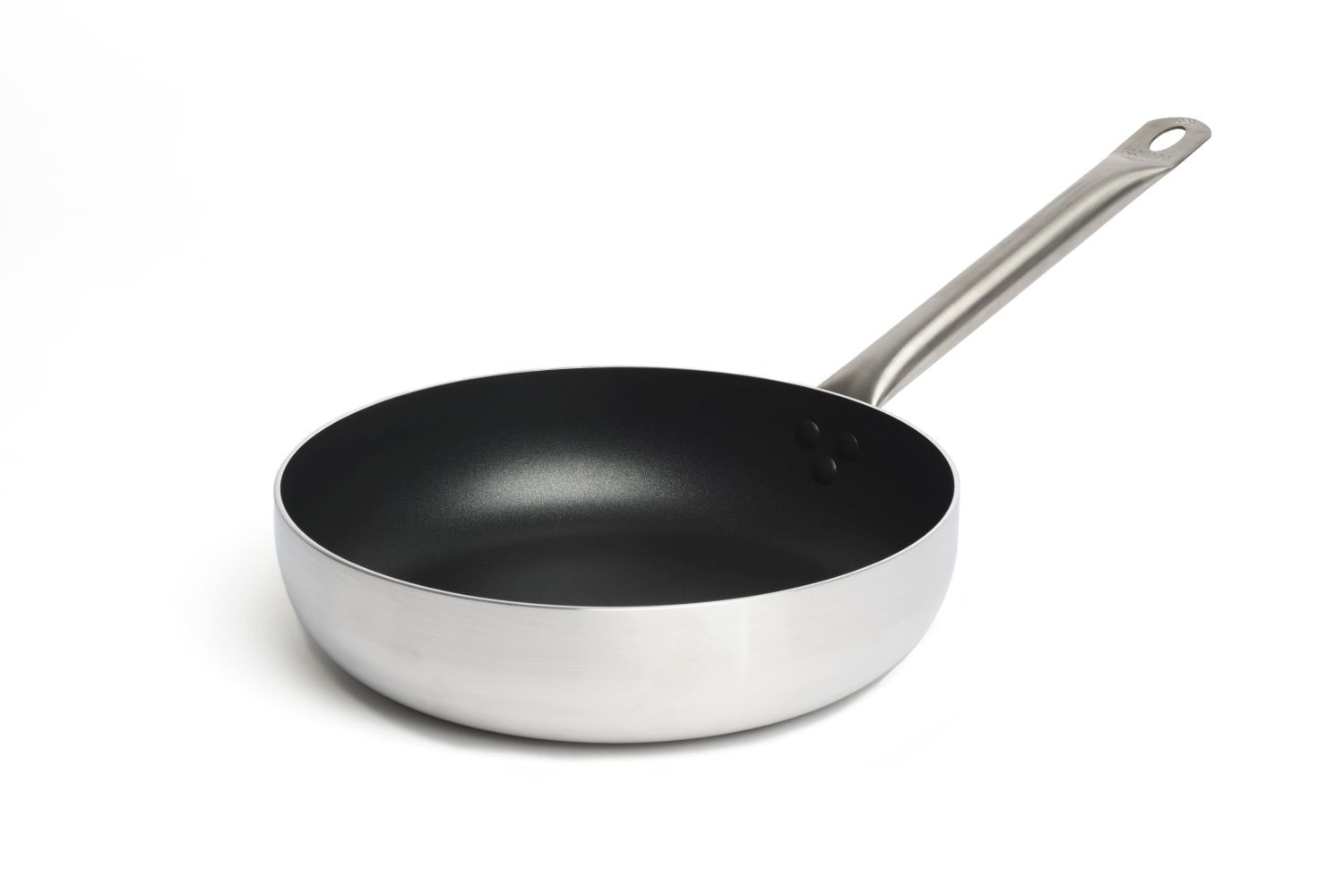 ALUMINIUM FRY PAN DEEP 3MM INDUCTION Ø24 CROSCAT