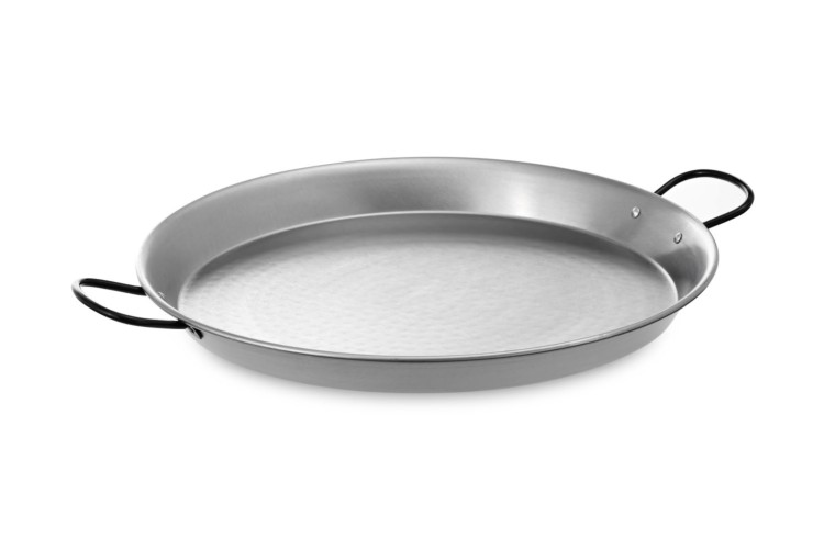 POLISHED STEEL SPANISH PAELLA PAN 90CM EL SALER | Comas and Partners