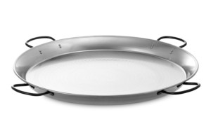 POLISHED STEEL SPANISH PAELLA PAN 100CM EL SALER