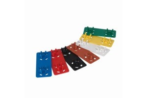 PACK 10 CLIPS CLIP PARA RACK ROJO