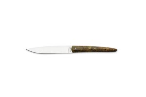 UTSET GREEN STABILIZED WOOD TABLE KNIFE