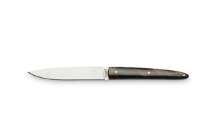 UTSET TABLE KNIFE BLACK STABILIZED WOOD