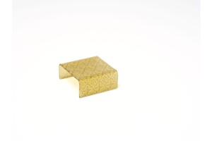 GLASS HIGH SQUARE SNACK STAND 11.5x11.5x5 cm