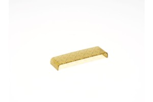 GLASS LOW OBLONG SNACK STAND 21x6x2.8 cm