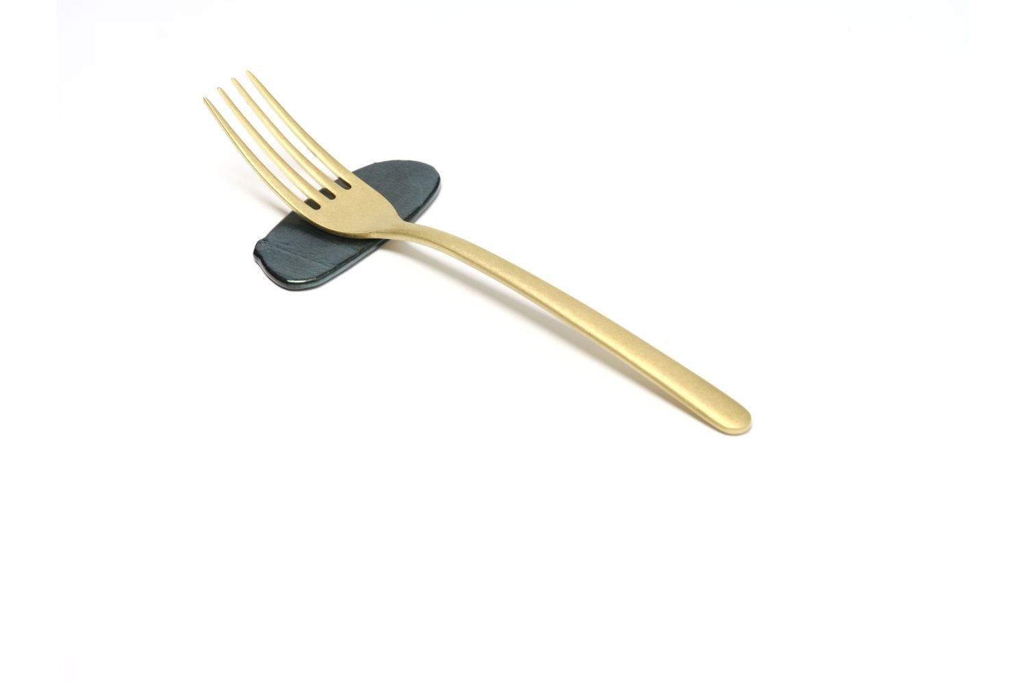 CUTLERY STAND OVAL VELVET GREEN 7*3CM 1
