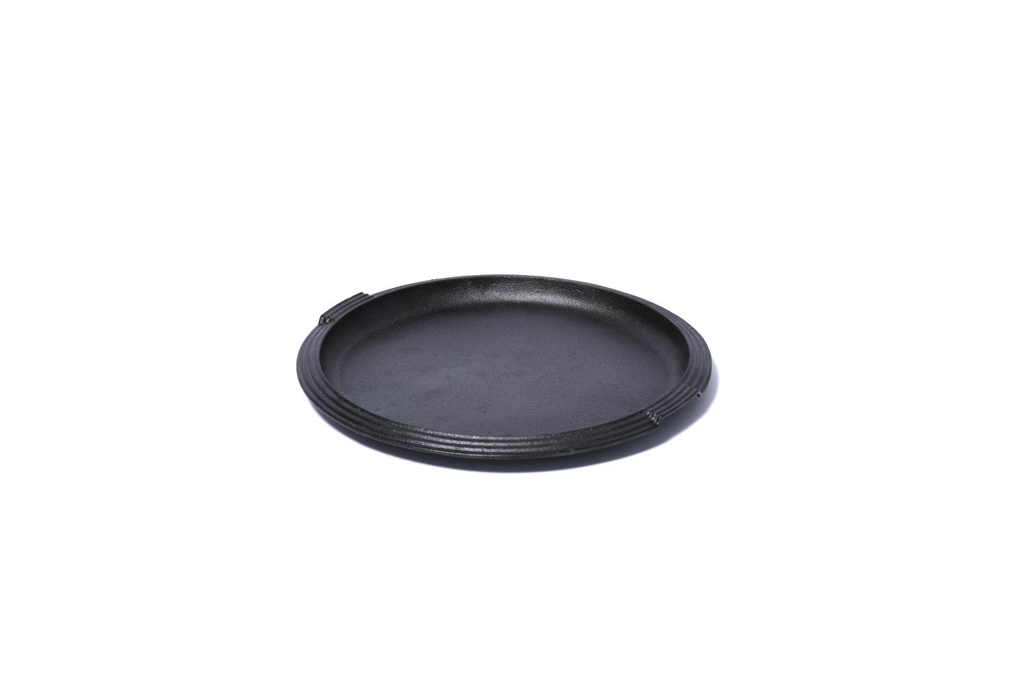 PLATO HIERRO FUNDIDO + BASE MADERA ACACIA Ø35x2,8CM 2
