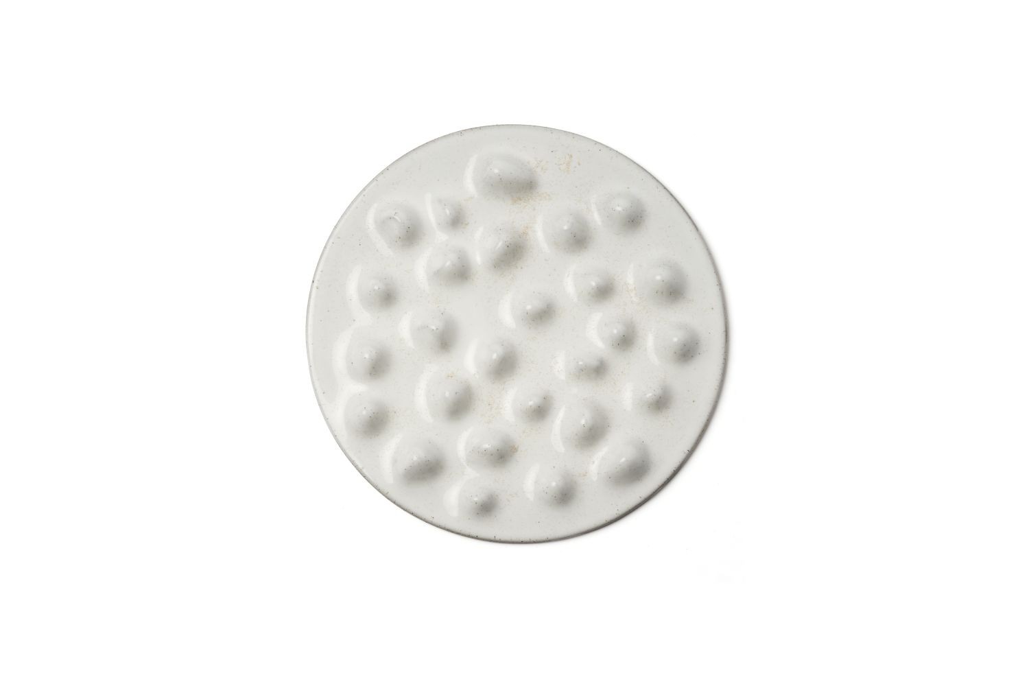 PIATTO ROCCE DOLMEN WHITE Ø21CM