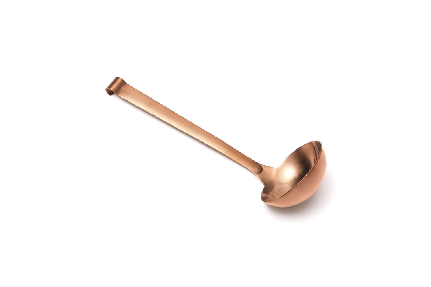 ELEGANT SOUP LADLE SERVING 26.5 CM 18/10 COPPER