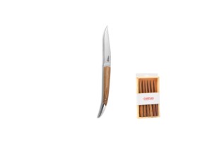 NICOLAS STEAK KNIFE 6 PIECES WOOD CASE