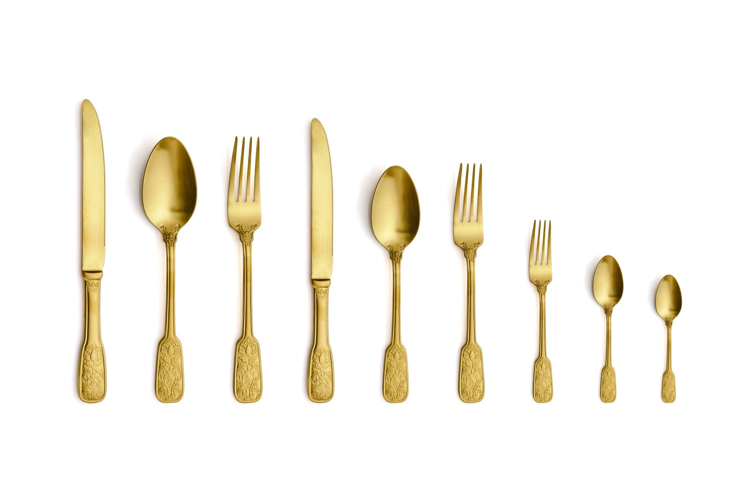 GABEL TAFEL VERSAILLES SATIN GOLD 18/10 1