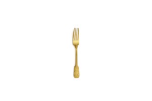 VERSAILLES SATIN GOLD CAKE FORK 18/10