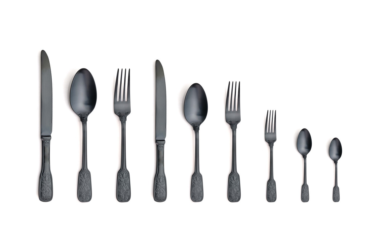 VERSAILLES SATIN BLACK TABLE KNIFE 1