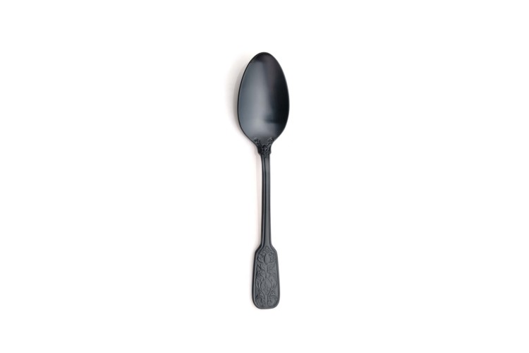 Versailles Satin Zwart Tafellepel