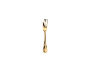 SANGIOVESE GOLD DESSERT FORK 18/10