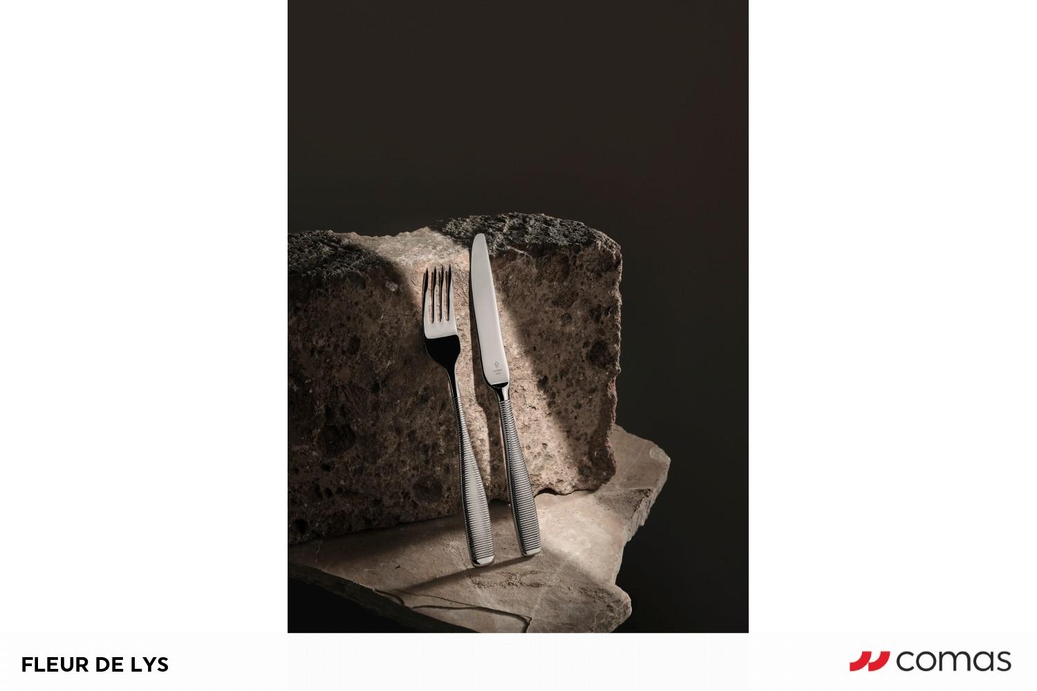 FORCHETTA DOLCE FLEUR DE LYS INOX 2
