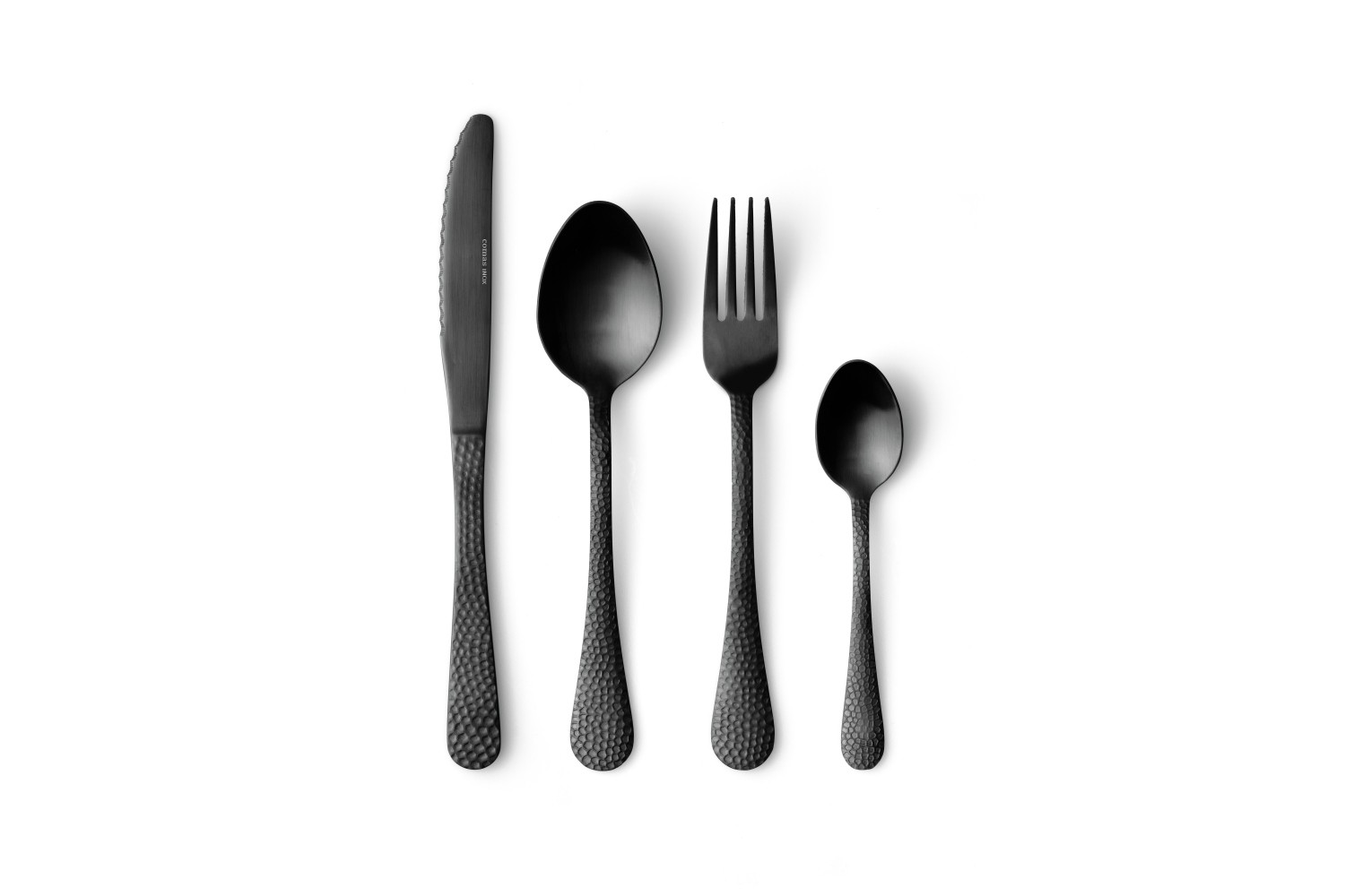 CUCCHIAIO CAFFÈ LUNA SATIN BLACK 18% 1