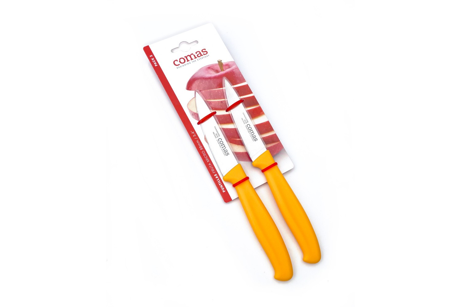 BLISTER 2 CUCHILLO FRUTA MICRO AMARILLO (7538)