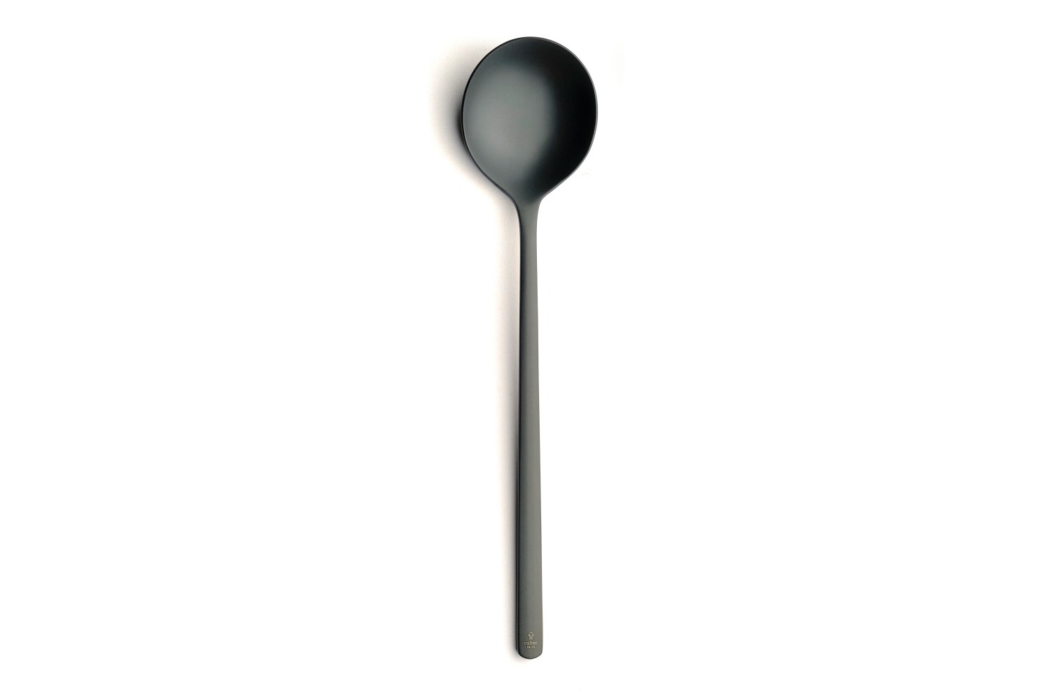 ATLANTIDA TABLE SPOON ICE BLACK 18/10
