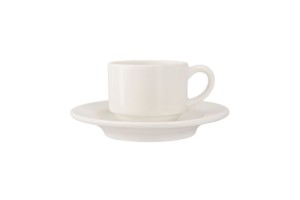 ALBA COFFEE CUP & COUPE SAUCER 85cc