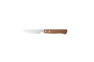 WOODEN HANDLE 0.9MM STEAK KNIFE BLISTER