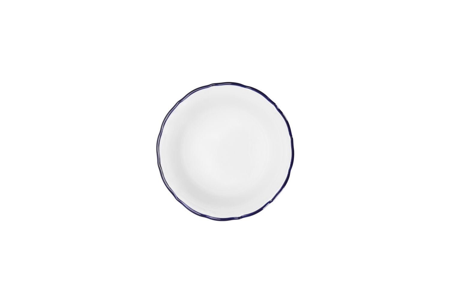 MARINA WHITE/BLUE COFFEE/TEA PLATE 180CC