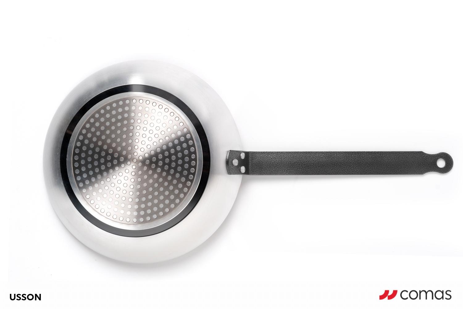 ALUMINIUM INDUCTION FRY PAN WITH INOX HANDLE 3MM. 28 Ø USSON 2