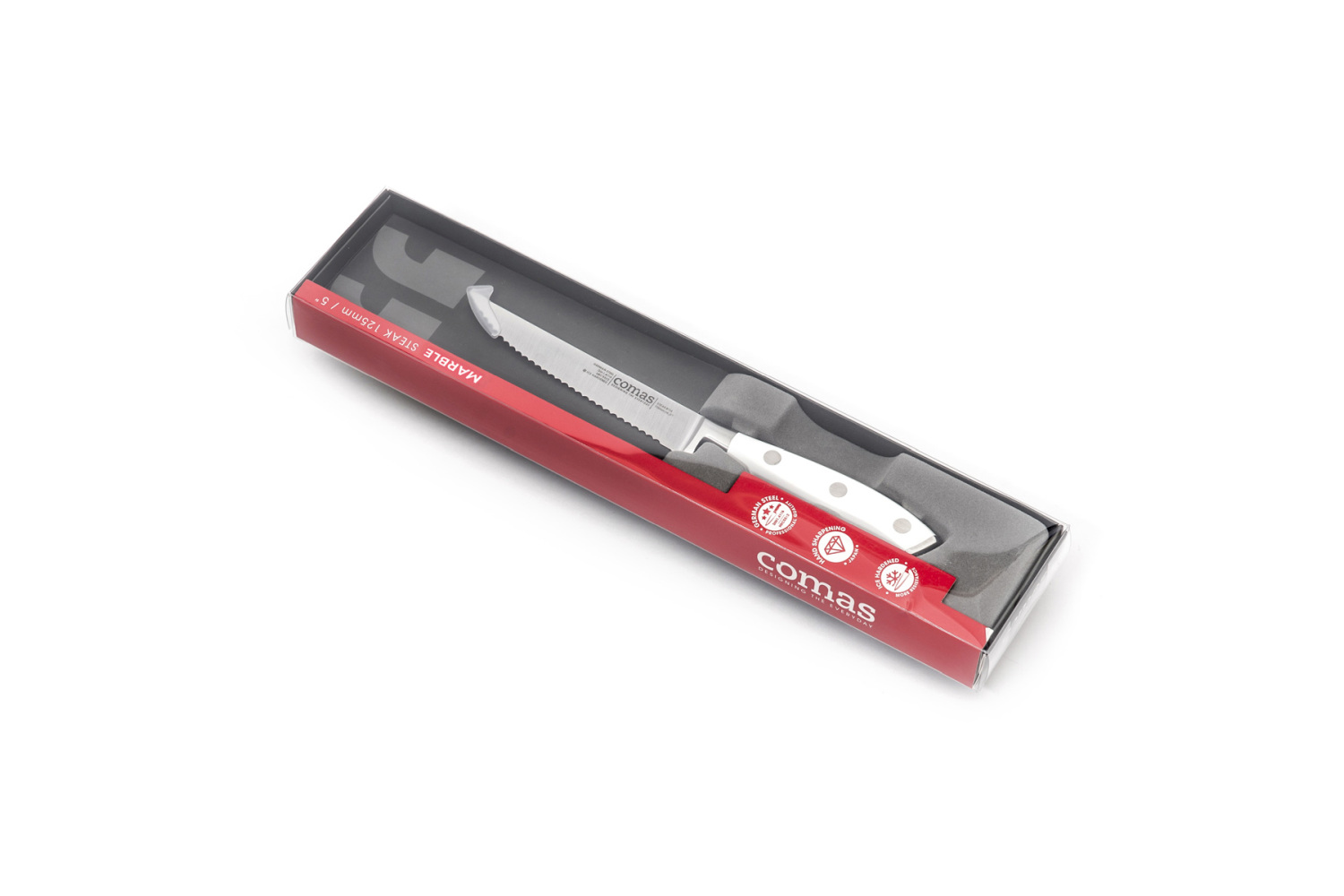MARBLE STEAK KNIFE 115 MM BLANCO ABS 1