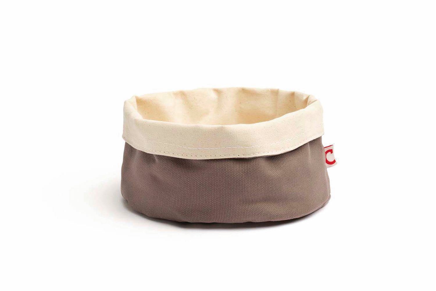 GRAUER, RUNDER BROTKORB Ø 20 CM