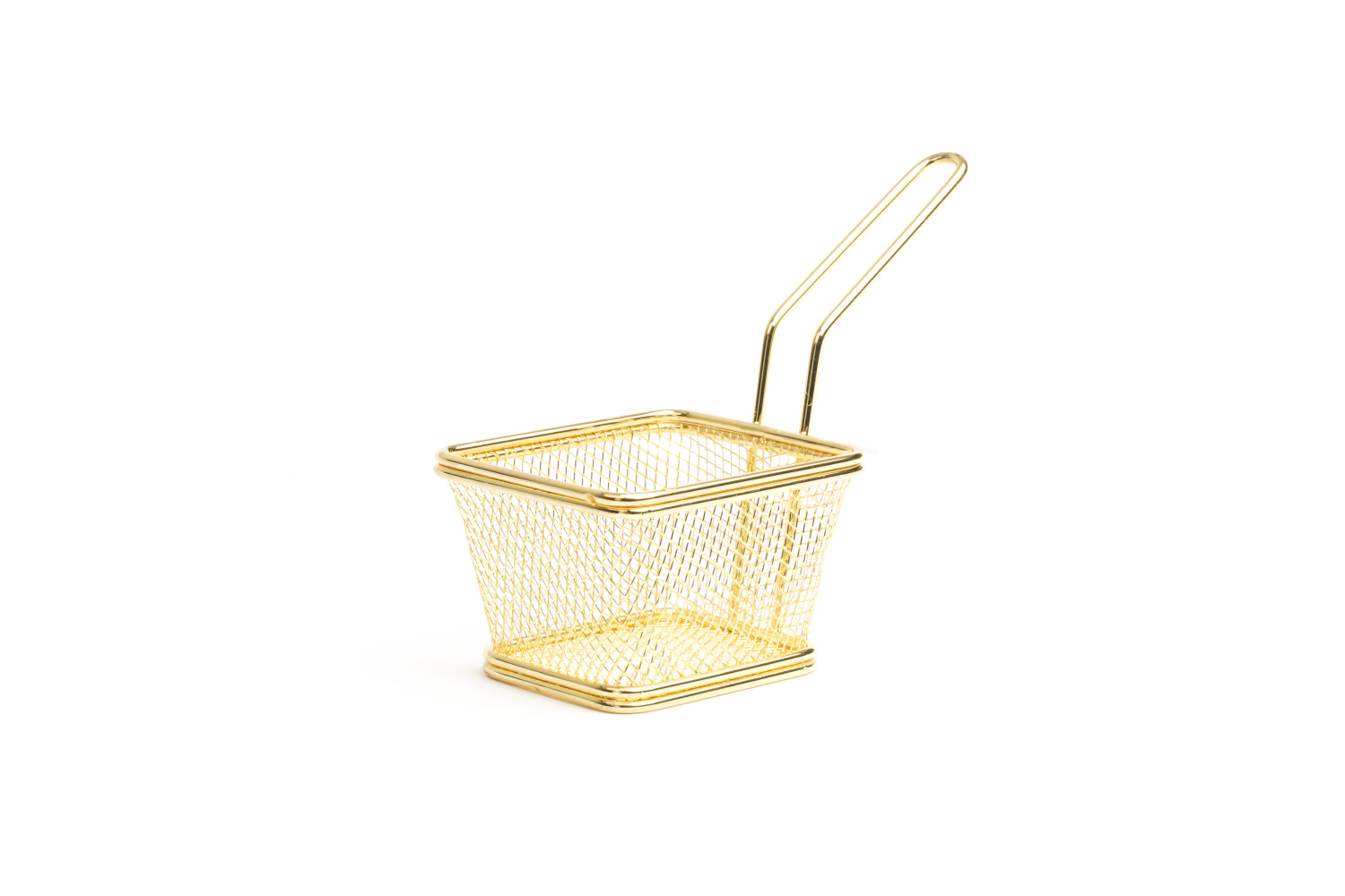 PANIER À FRITES CARRÉ GOLD 10X9XH7 CM 1