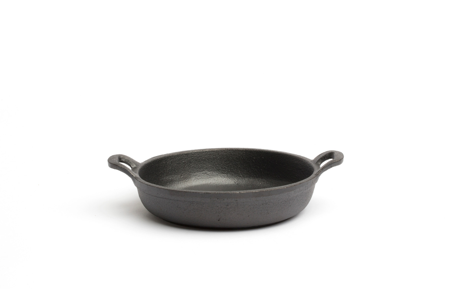 MINI ROUND CAST IRON PAN 2 HANDLES Ø14,5X3CM