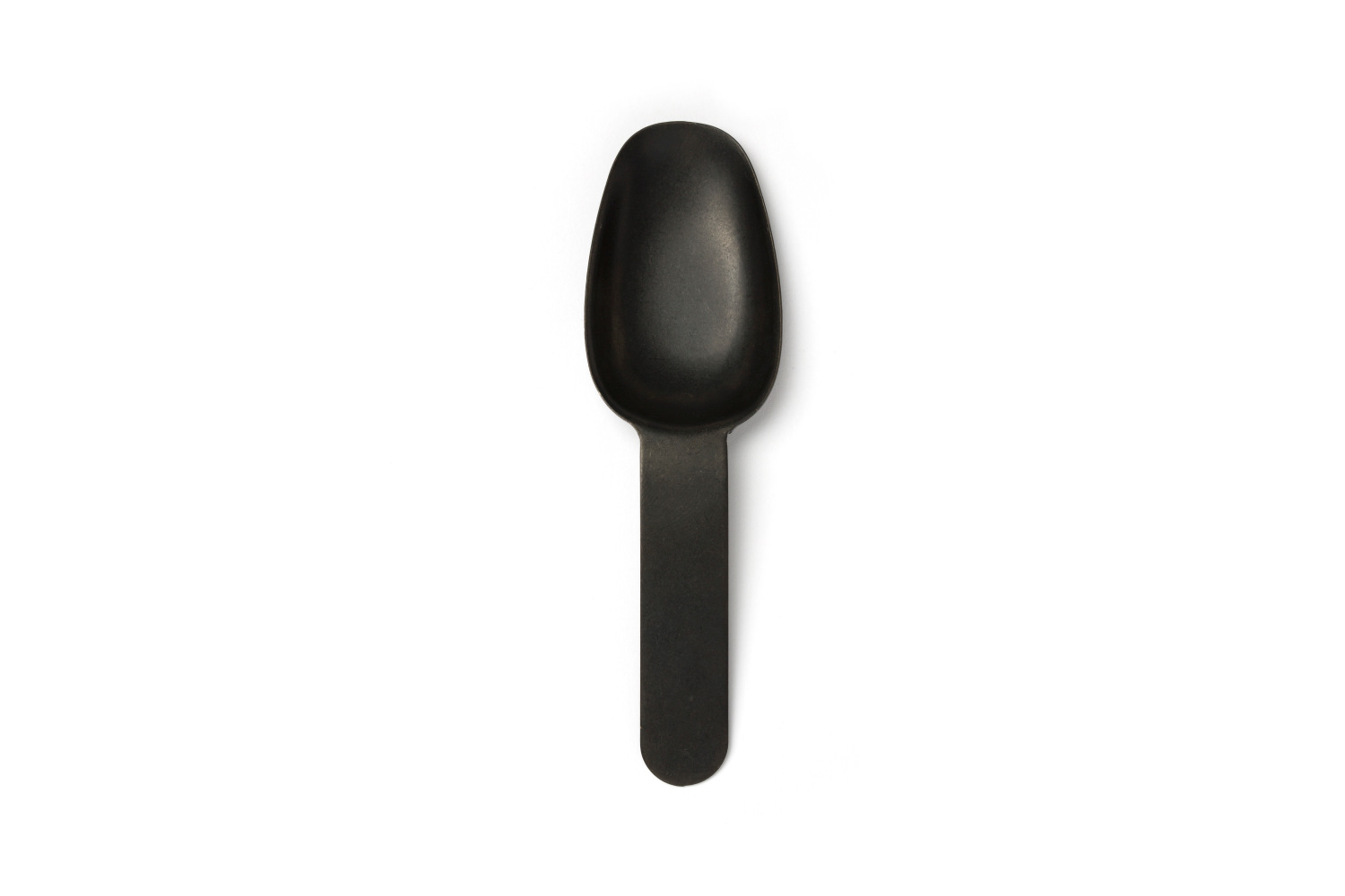CULLIÈRE DÉGUSTATION PELLE VINTAGE BLACK 12 CM