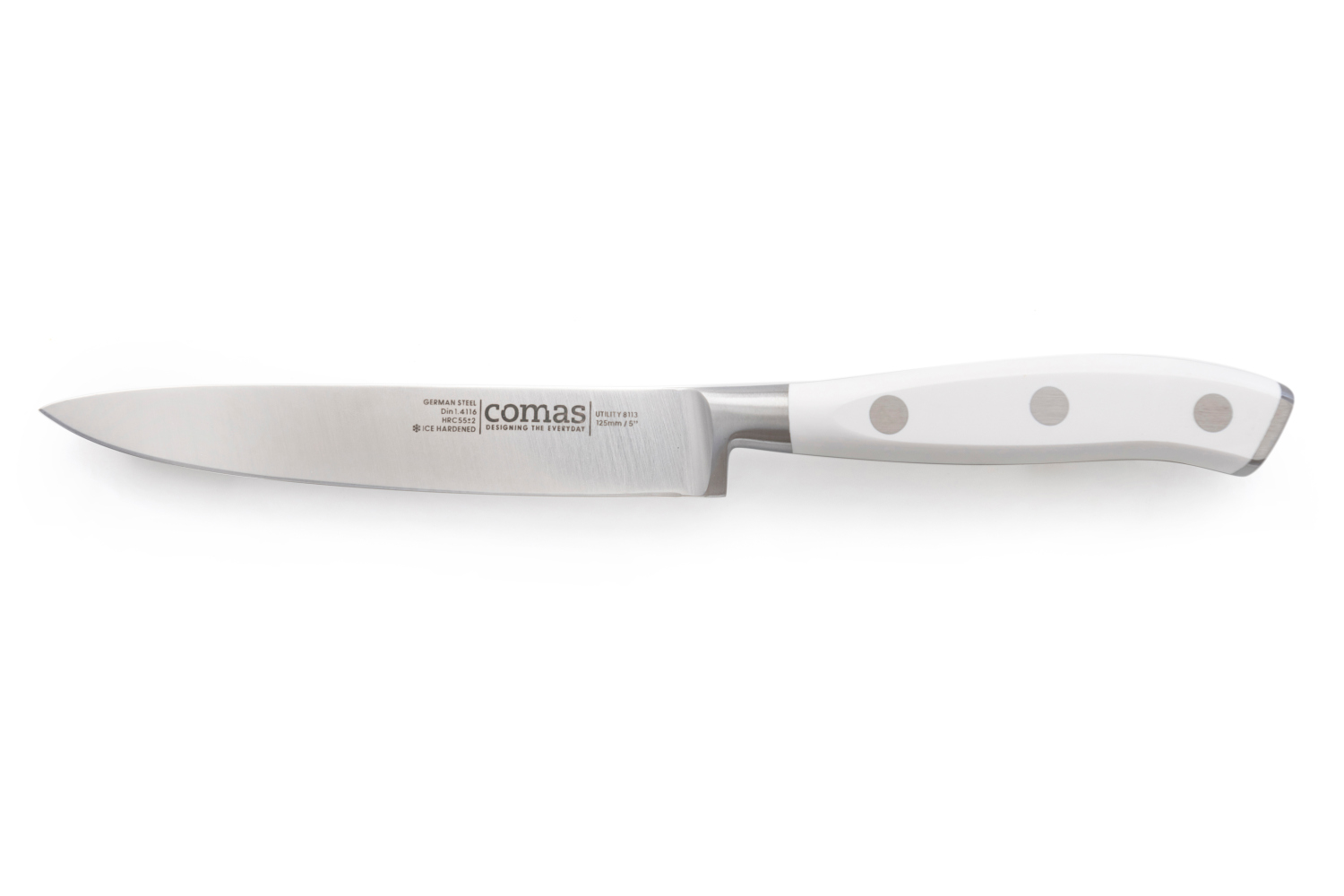 CUCHILLO VERDURAS MARBLE 125 MM BLANCO ABS