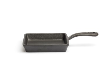 MINI SQUARE CAST IRON PAN 14CM