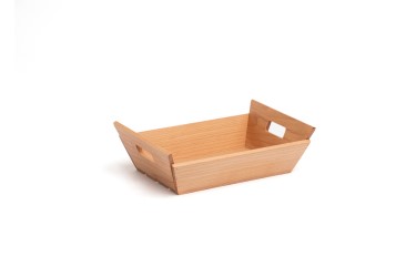 MINI RECTANGULAR WOODEN BOX 24X16X7CM