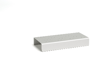 SUPPORT SUCETTES SOFT ARGENTO W12xL24xH4Cm