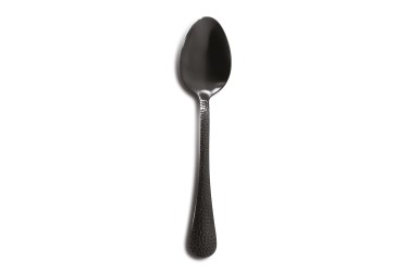 LUNA SATIN BLACK TABLE SPOON 18%